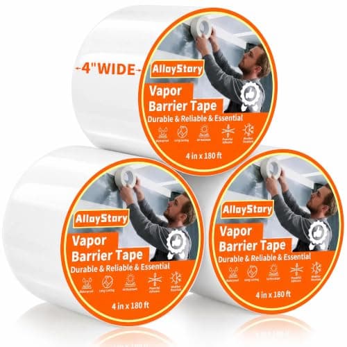 Vapor Barrier Seam Tape (9 Mil, 4" × 180')
