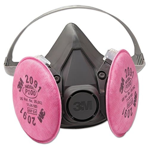 3M 6391 Half Facepiece Reusable Respirator with P100 Filters